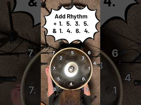 How to Play You Are My Sunshine - Rhythm with Handpan Dan 🌞 #handpan #tutorial #YouAreMySunshine