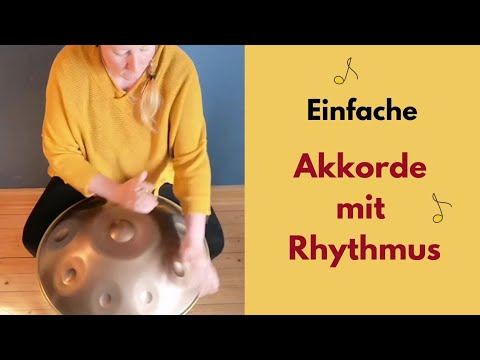 Lerne diese Akkordfolge mit Rhythmus für Anfänger| freies Spielen | Handpan lernen D-Kurd