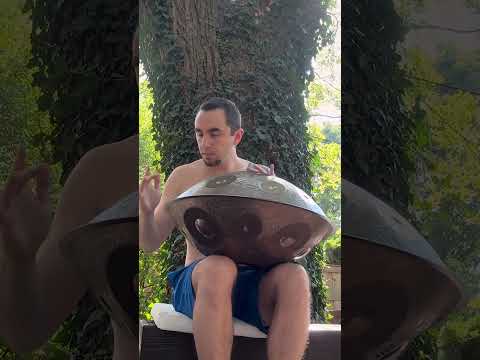 ☀️Enjoy some end of summer arpeggios (full vid linked) #handpanmeditation #percussion #handpanmusic