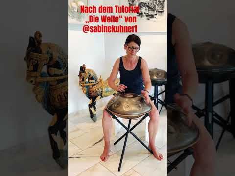 Die Welle | freie Impro nach dem Tutorial von @SabineKuhnert #handpanmusic #handpan #shortvideo