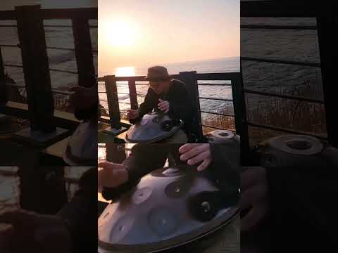 「癒音Ⅴ 霞 -YUON-」恋人岬の夕凪1 Hiroyukeeeeee handpan #meditationmusic #癒音yuon