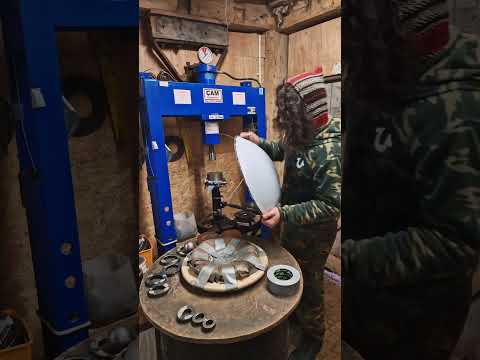 Pressing Dimples | Handpan Maker | Learning to build my own handpans