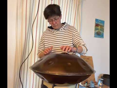 Una Mattina, Einaudi Cover on B Amara Handpan