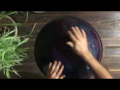 Handpan D major flat 6
