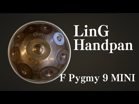 【ハンドパン販売 / レンタル】LinG Handpan /F Pygmy 9 MINI 試奏1 [管理番号088]