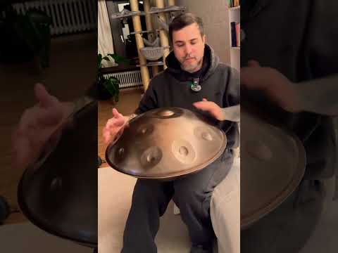 This scale keeps surprising me. Songs just appear without trying #handpanmusic #handpan