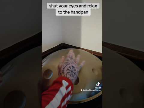 shut your eyes and relax to the handpan #handpan #viral #viralvideo #relax #meditation #handpanmusic
