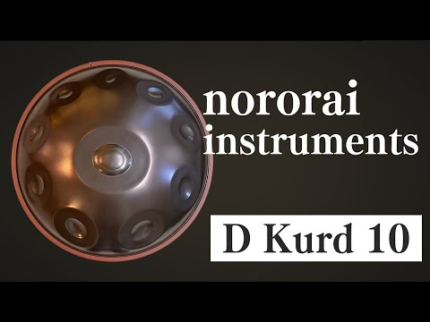 【ハンドパン販売】nororai instruments / D Kurd 10 (試奏1)