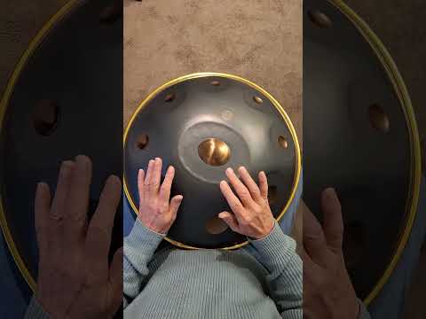 Easy-to-learn Handpan Compositions: Groovy Melody (Kurd Scale) #shorts