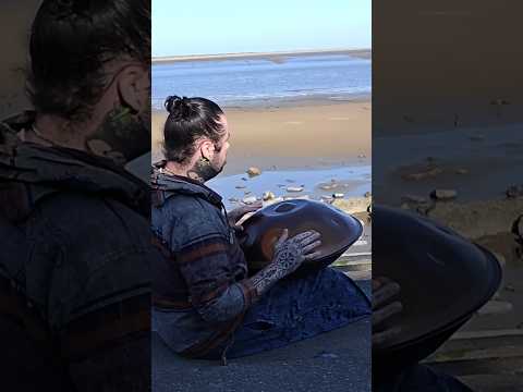 Beach with handpan = heaven #handpan #handpanlove #music #relax #meditation #viral