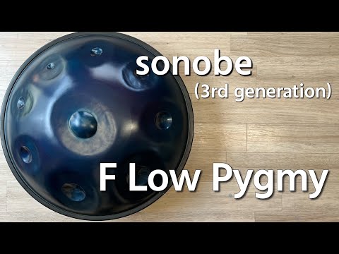 【ハンドパン販売】sonobe (3rd generation) /  F Low Pygmy 試奏1