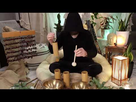 Relaxing Meditation | Tibetan Instruments, Handpan, Bells & More!