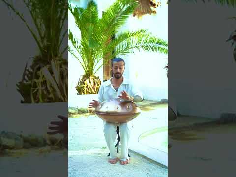 The best improvise with handpan listen to the song and enjoy your time🍀 #short #shorts