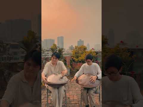 Handpan dưới hoàng hôn #handpanvietnam #chihung #healing