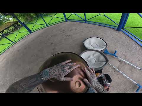 Handpan From My Perspective 🎶 Head Cam Relaxing Jam Session