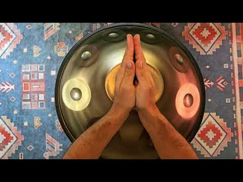 ETHEREAL PANS | Eb KURD MINI 9 {Handpan / Hangdrum / Pantam Exploration}