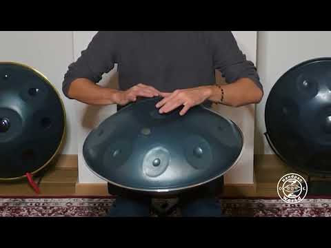 Eclipse Handpan | D Hijaz 9 | Nitrated Steel | 440Hz | D/ A C D Eb F# G A C