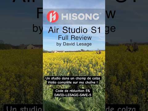 J’ai un studio dans un champ de colza ! A tous les chanteur / musicien / rappeur / podcaster