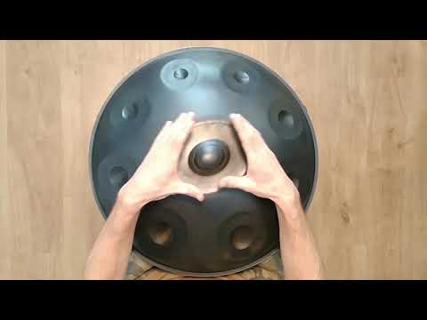 Ejercicio compas de 7 zona central del Handpan(Tutorial Nivel Intermedio Handpan)