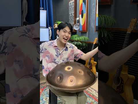 Chuông📱phủ khăn hay bỏ khăn 🤔#healing #handpan #hangdrum
