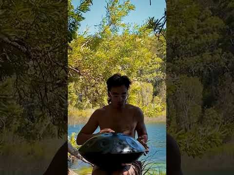 #handpan in #nature in a #sacred place for #man in #australia #soul #music for #youtubeshorts