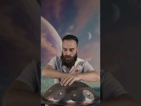 A quiet transmission received from Planet Ding 🌌 | Improvised Handpan Soundscape #shorts