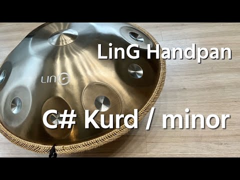 【ハンドパン販売】LinG Handpan / C# Kurd / minor 試奏 2