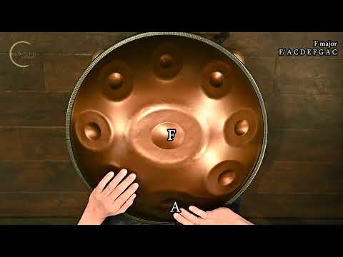 MASH handpan. 9音 F Major ・ F メジャー [F / A, C, D, E, F, G, A, C]