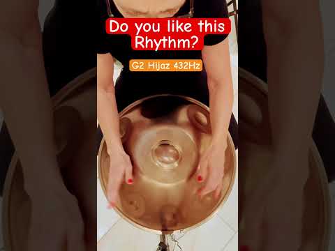 Handpan Beat, G2 Hijaz 432Hz #handpanmusic #healingfrequency #shorts #handpan 🎵😎🎶