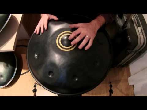 Asachan- Chandra scale - Test Audio-Video ZoomQ8 Handpan ( Hang )