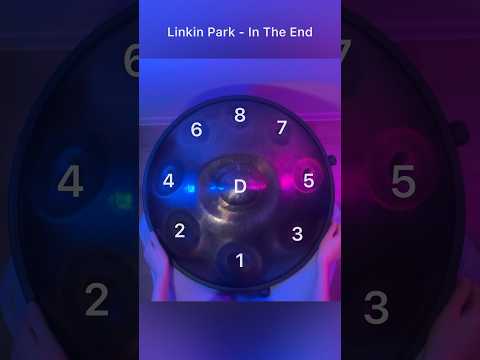 Учим основную тему Linkin park - In The End ❤️‍🔥 Handpan Scale: Kurd #ханг #хендпан #hang #handpan