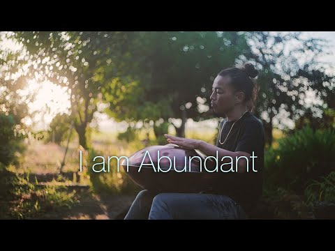 I am Abundant / 30 min Handpan Mindful Music / Morning Handpan Session with Cicadas / MUTA D Amara