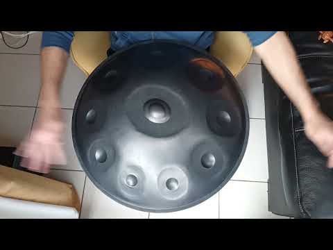 Handpan Week 44 - M.Frog's short melody impro 🐸🤣