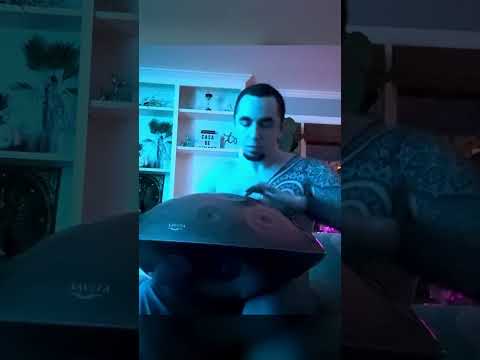 Here's your invitation to zen out with me 🛸🌈 (full vid linked)  #handpanmeditation  #meditationmusic