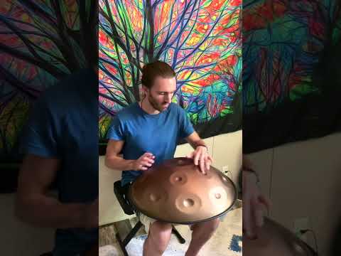 Present Moment Handpan #shorts #handpan  #meditationmusic #poetry