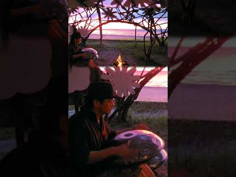 『Mystic Suset3』Hiroyukeeeeee handpan in Rainbow Hat