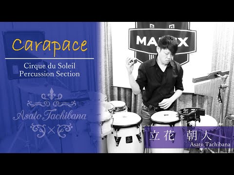 "carapace" Cirque du Soleil Percussion Section : 立花朝人 シルク・ドゥ・ソレイユ パーカッションセクション