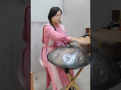 Handpan Princess Practicing Handpan