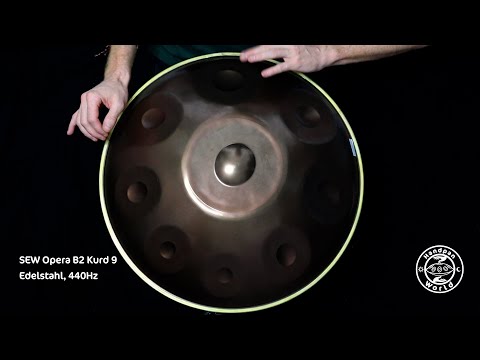 Spirit Wave | B2 Kurd 9 | Edelstahl | 440Hz | B/ F# G A B C# D E F#