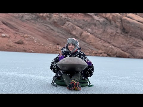 Frozen Lake Handpan Jam / C Harmonic Minor