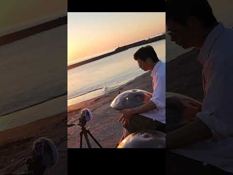 Shiiya sunset pantam2 2026.5.31.18:30 Hiroyukeeeeee handpan @muta_sound_sculptures e amara19