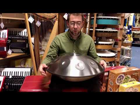 What’s Our Stock? // 9 Note NovaPans Handpan in D Celtic Minor, Generation 4 (Silver)