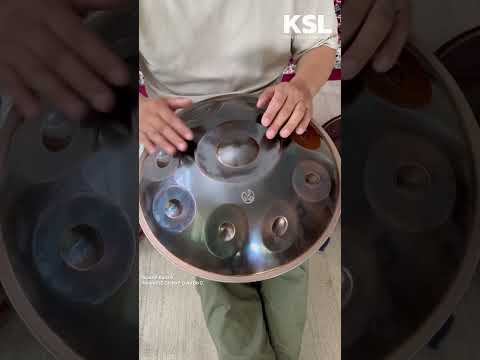 430mm Mini handpan F kurd 9+2 #handpan #handpanmusic #handpanyogamusic #hangdrum #drummer #drumming