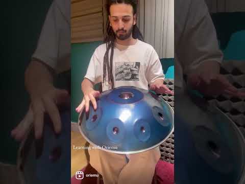 Handpan/hangdrum groove lesson/easy handpan learning with Oriemu/handpan toturialآموزش هندپن/هنگدرام
