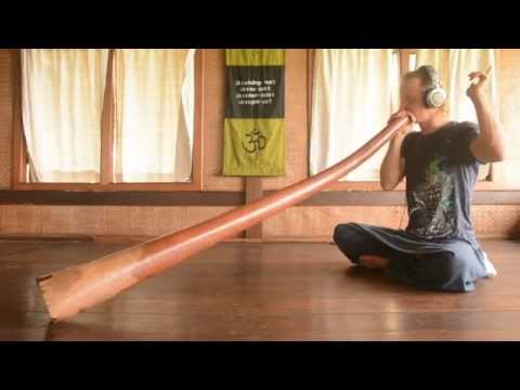 Didgeridoo from authentic australian eucalyptus Blood Wood