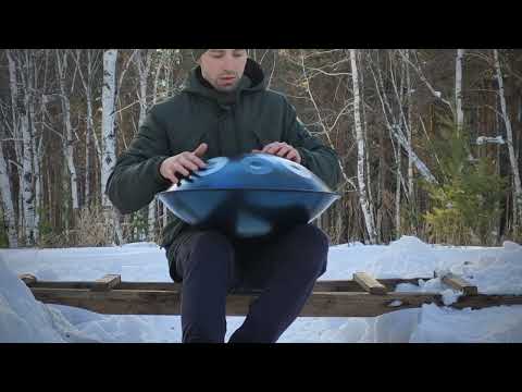 Ханг Ре минор Курд l Handpan D Kurd minor 8+1 l Winter improvisation