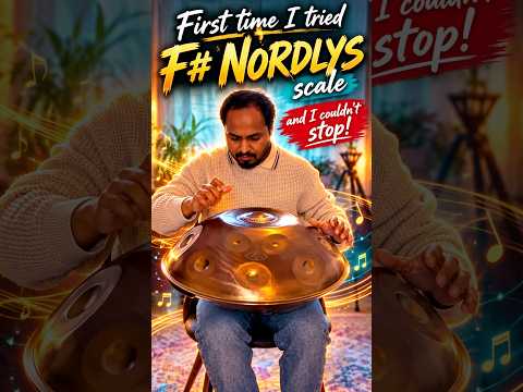 First time playing this handpan scale... And I couldn't stop!