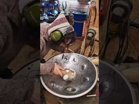 How big is this Ding?!! | Handpan Maker | Learning to build my own handpans