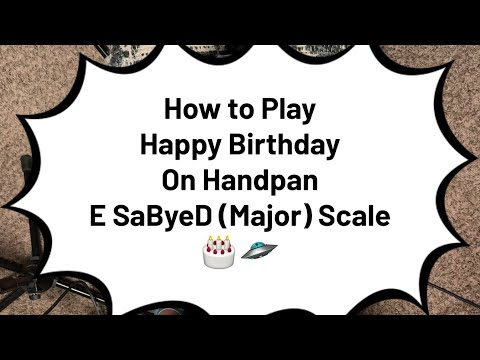 How to Play Happy Birthday Handpan Tutorial with Handpan Dan ππΈπΆ