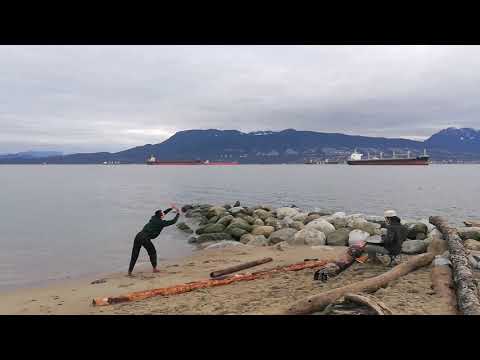 Collaboration with Luna at Jericho Beach in Vancouver part 1